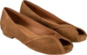 Anonymous Copenhagen Tiffy Calf Suede Kvinde Bamboo Brown Ballerinaer ...