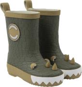 Mikk-Line 3D Dragon Wellies Dusty Olive Gummistøvler Str 29 - hos Maga...